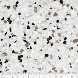 Terrazzo tegels kleur: white (OSLO), ook bekend als Parma