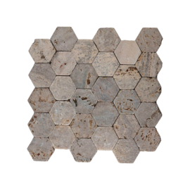 Parquet HEXAGON sunset brown 30×30