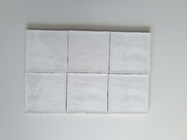 Zelliges Blanc de Lin 10x10 cm