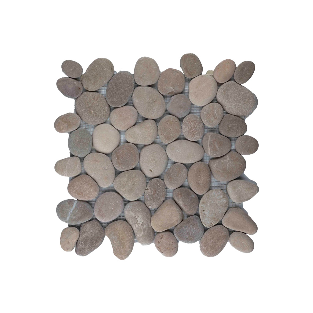 Riverstone pebble kiezelvloer bruin