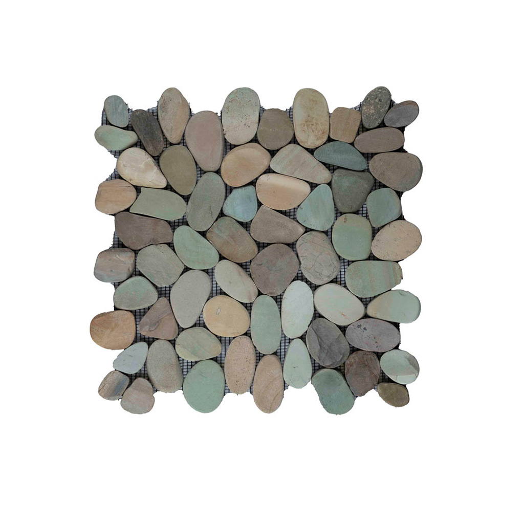 Riverstone pebble flat kiezelvloer mix