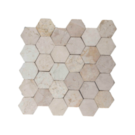 Parquet HEXAGON cream 30×30