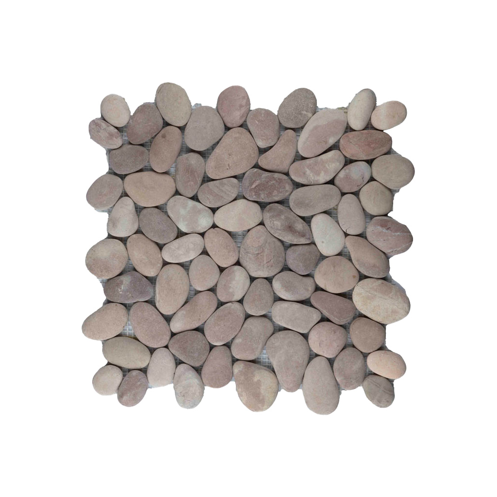Riverstone pebble kiezelvloer violet