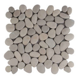 Riverstone pebble kiezelvloer mix creme / tan