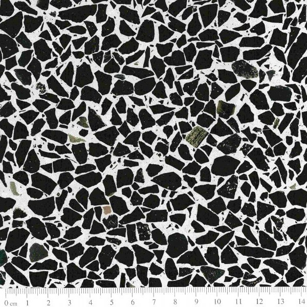Terrazzo tegels kleur: black / white (BELPA)