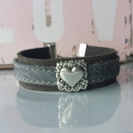 Metal Heart Grey