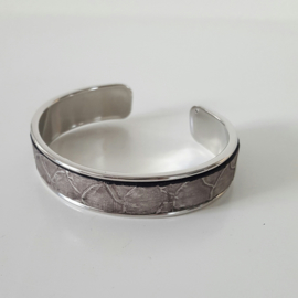 Silver Snake Cuff