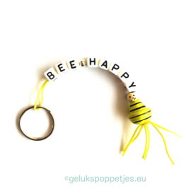 BEE-happy gelukspoppetjes sleutelhanger met bijtje