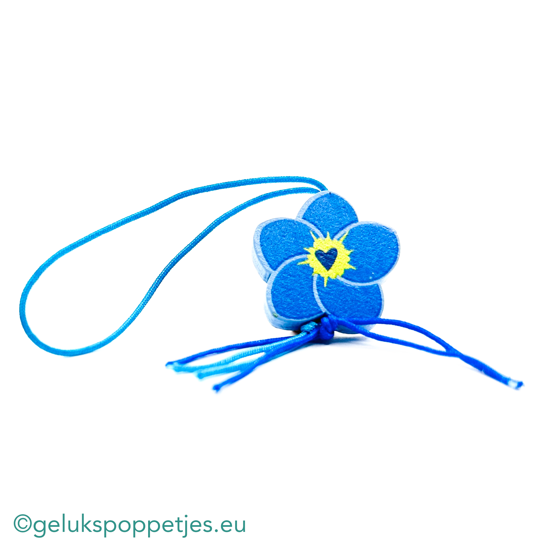 Vergeet me nietjes gelukshangertjes
