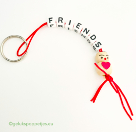 Friends gelukspoppetjes sleutelhanger