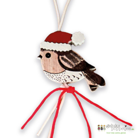 Geluks kerstvogel