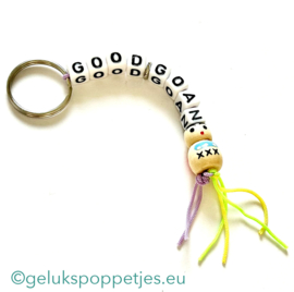 Good Goan gelukspoppetjes sleutelhanger
