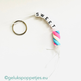 Gelukkspekje sleutelhanger SWEET