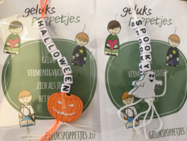 Gelukspoppetjes Halloween gaan ons verlaten