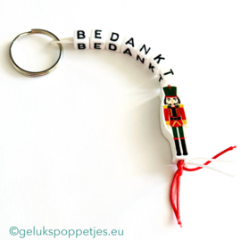 Bedankt gelukspoppetje notenkraker