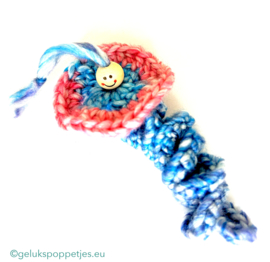 Gekleurd gelukswormpje of worry worm