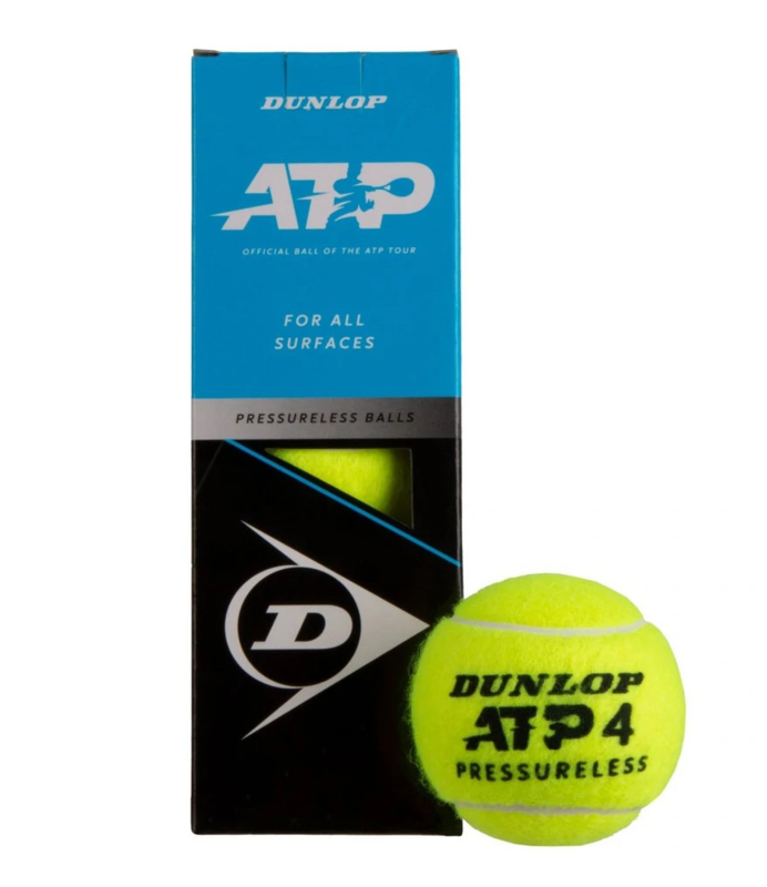Dunlop ATP drukloos - 3 tennisballen