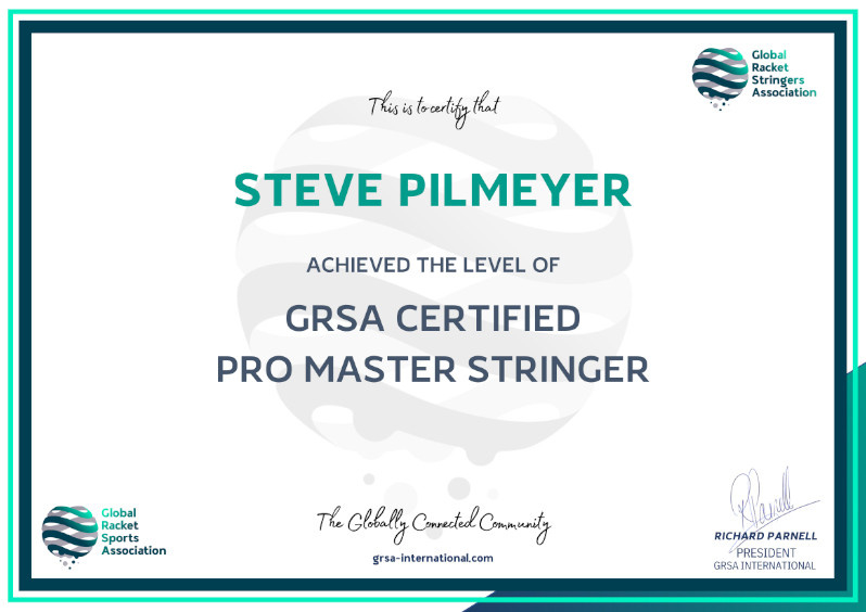 GRSA Certified Pro Master Stringer