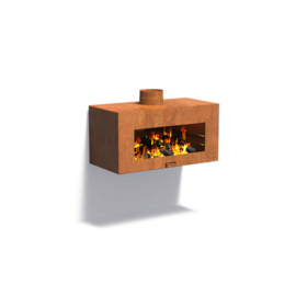 FORNO Enok tuinhaard wand | Corten | BKWS1.200