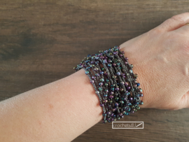 Gratis haakpatroon armband / halsketting met magneetsluiting