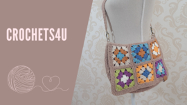 Haakpatroon Granny Square Tasje - Gratis Tutorial