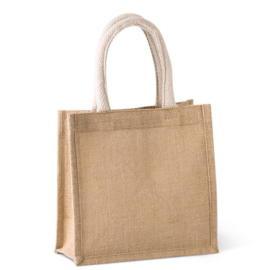 Jute Kleinste tasje | 20x20x10cm | jute tas | jute zak