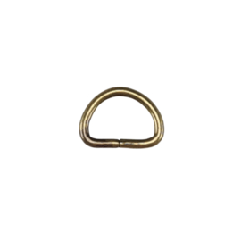 D-Ring 12mm - koper kleur