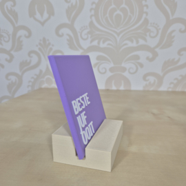 3D Geprint Tegeltje “Beste Juf / Meester Ooit” – Origineel Cadeau voor Leerkrachten