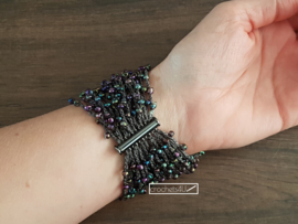 Gratis haakpatroon armband / halsketting met magneetsluiting