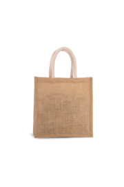 Jute shopper klein | 30x15x30cm | jute tas | jute zak - 2 variaties