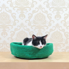 Gratis haakpatroon - kattenmand haken