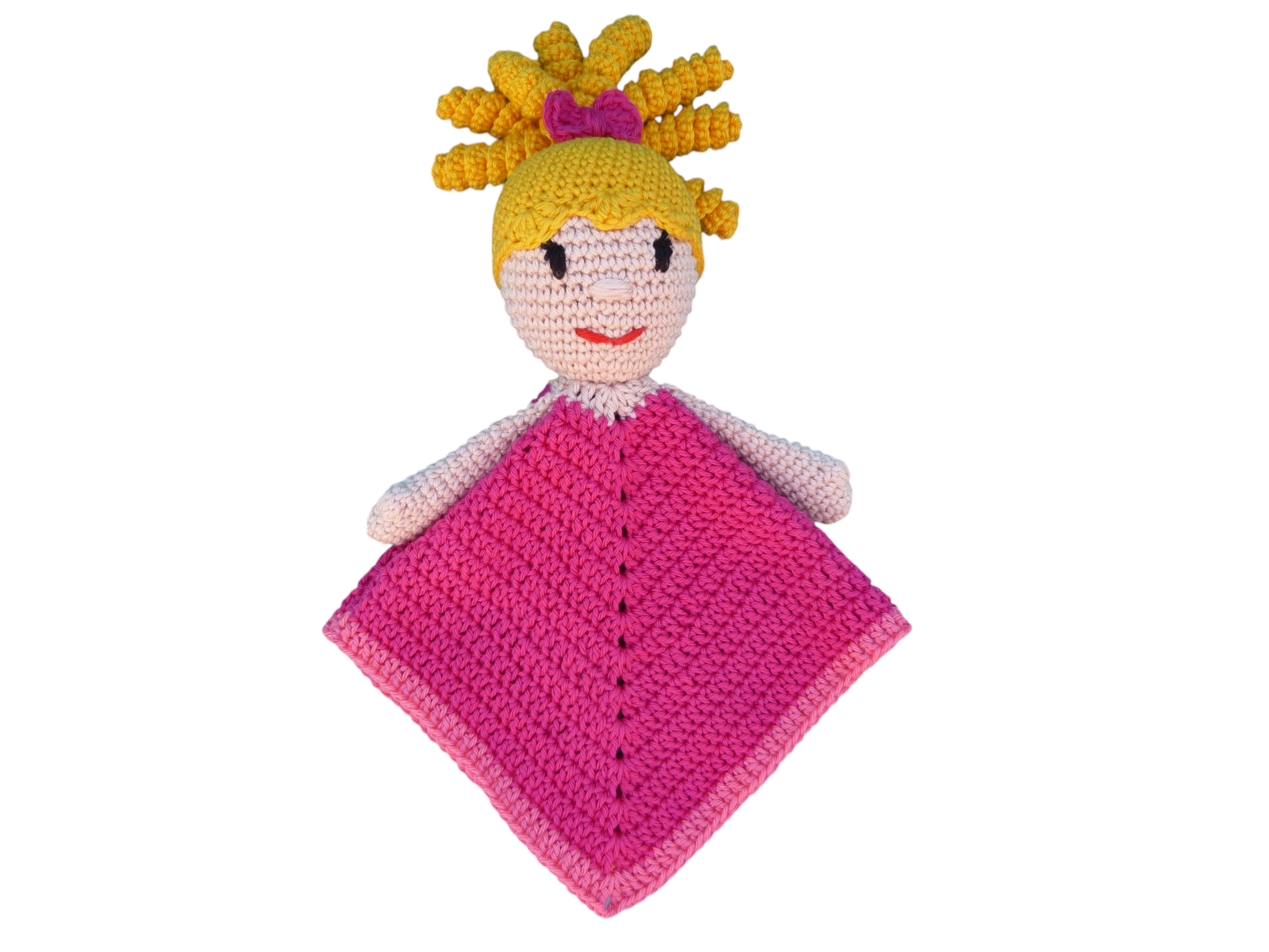 haakpatroon knuffeldoekje (meisje)