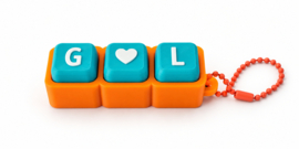 Gepersonaliseerde Clicker met Naam – 3D-geprint en Zelf Samen te Stellen