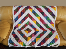 Haakpatroon diamant quilt