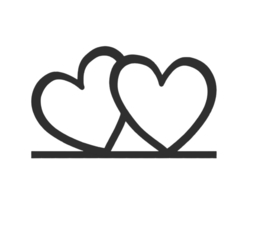 Onderdeel "Dubbel Hart" – Decoratief Symbool