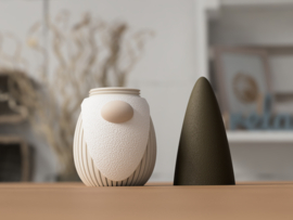 3D Geprinte Gnomes – Decoratieve Kabouters in 2 Maten met Schroefbare Hoed