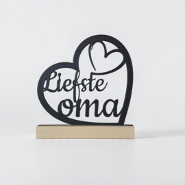 Quote in hart – “Liefste oma”