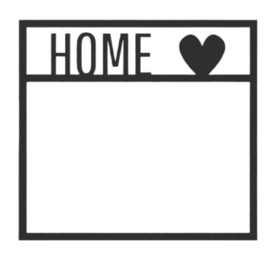Onderdeel "Home" – Tekstkader Decoratie