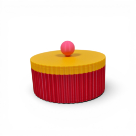 3D-geprint opbergdoosje – Personaliseerbare kleuren – Handige kleine bewaardoos - 10 cm x 4,5 cm