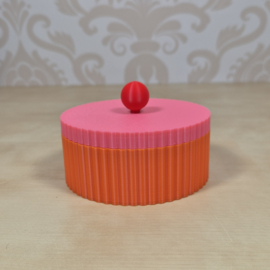 3D-geprint opbergdoosje – Personaliseerbare kleuren – Handige kleine bewaardoos - 10 cm x 4,5 cm