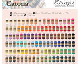 Scheepjes Catona 50 gram - 521 - deep violet