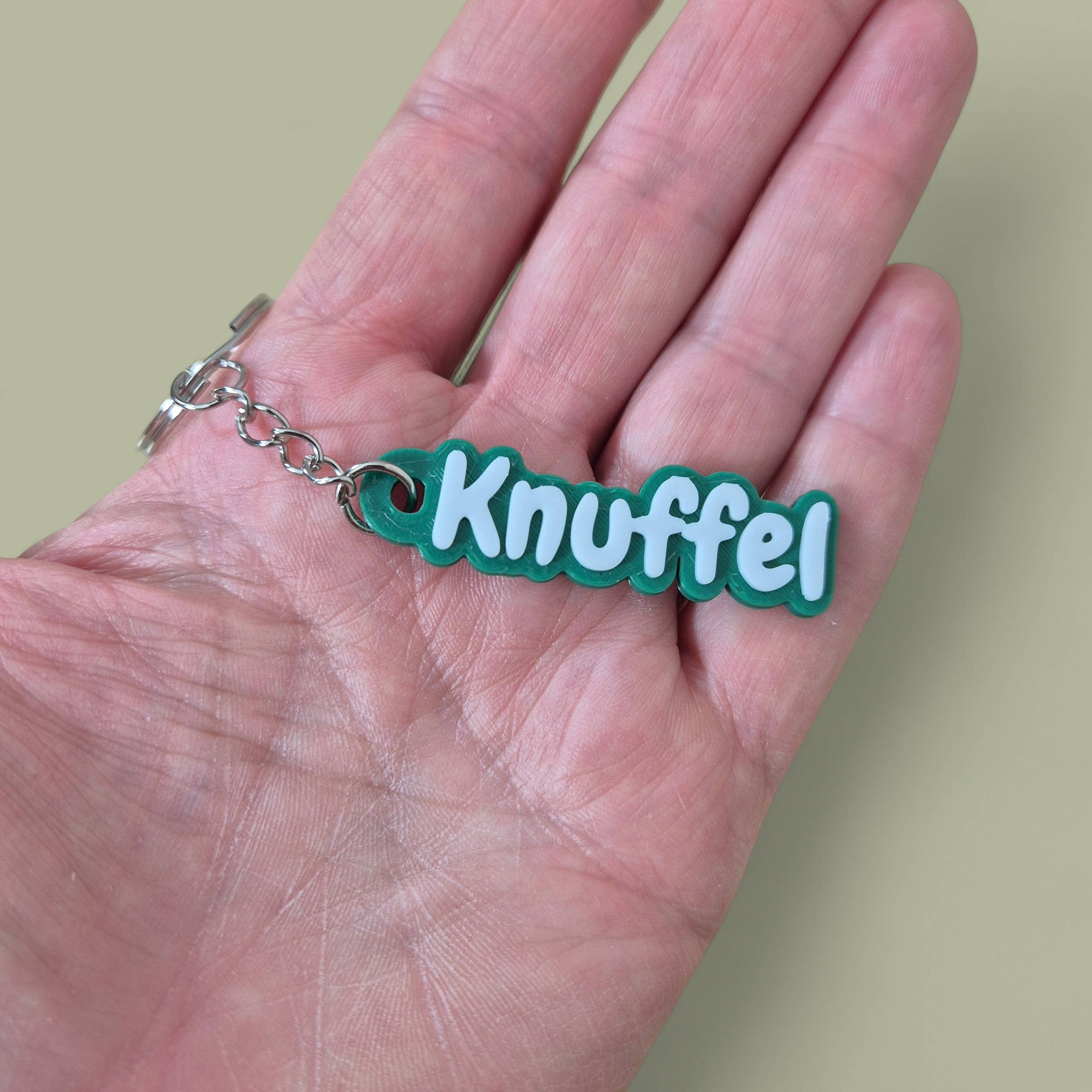 Gepersonaliseerde 3D-geprinte Sleutelhangers | Tekst & Kleur Keuze | Crochets4U