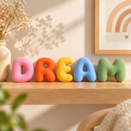 3D Bubble Letters – Gepersonaliseerde 3D-geprinte letters in 36 kleuren