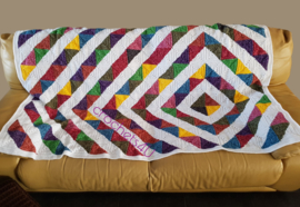 Gehaakte Quilt "Diamant"