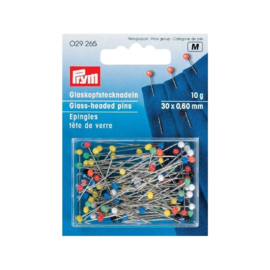 Prym Glaskopspelden zilver 0,60 x 30 mm