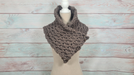 Warme Nekwarmer / Sjaal Haken met dik garen | Crochets4U Tutorial  | #C4U