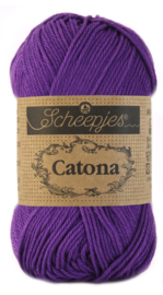 Scheepjes Catona 50 gram - 521 - deep violet