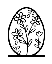 Onderdeel "Bloemen Ei" – Decoratieve Paasfiguur
