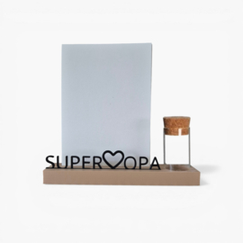 Decoratieve houder met ruimte voor kaartje en vaasje – 170 mm