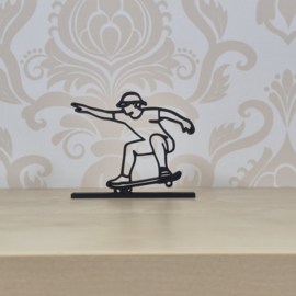 3D-Geprint Skateboarder Beeld – 125 x 107 x 20 mm – PLA